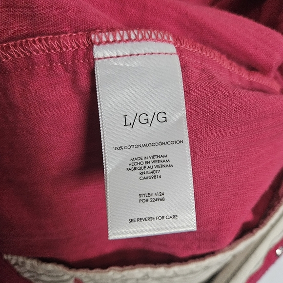 Cabi Pink Cheeky Topper Corduroy Jacket Size L - Picture 9 of 10